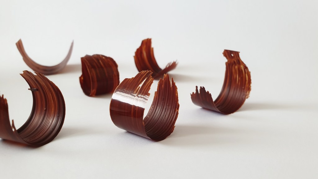 chocolade krullen decoratie