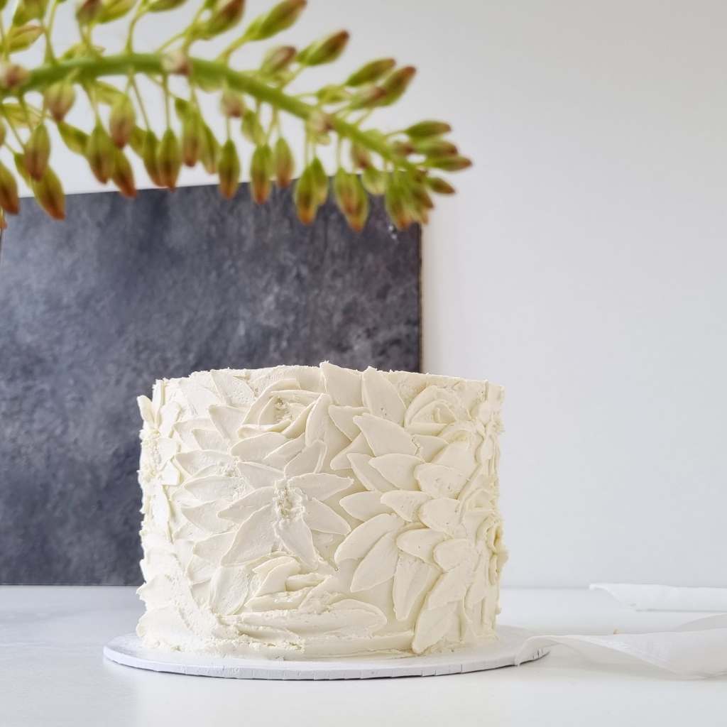 bruidstaart palette knife painting
